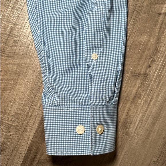 Michael Michael Kors Gingham Tailored Double Pocket Long Sleeve Button Down - XL - Picture 4 of 8